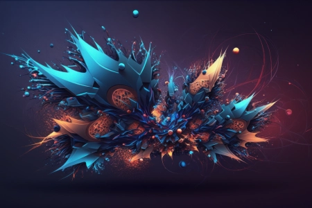 艺术 五颜六色 抽象 插图 极简主义 简单的背景 4K壁纸 4579x2616