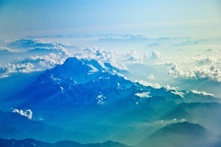 自然 雪 山 云 风景 蓝色 天空 山脉 电脑壁纸 4K壁纸 4592x3056