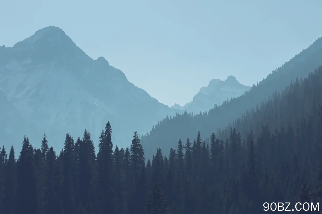 森林 山脉 风景 树木 自然 4K壁纸