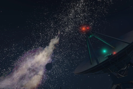 夜空 银河 卫星 太空 星星 侠盗飞车 月亮  电脑壁纸 4K壁纸 3840x2160
