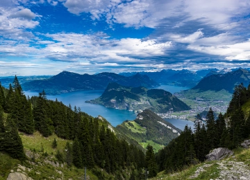 瑞士 山脉 自然 全景 风景  电脑壁纸 4K壁纸  7360x4912
