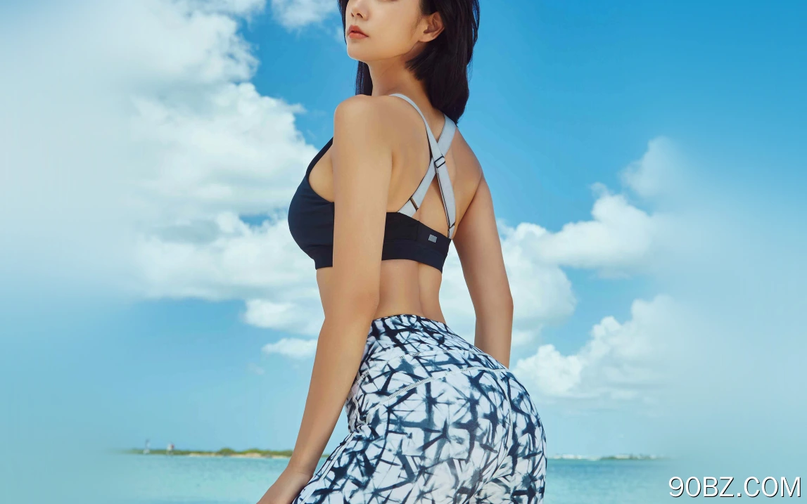 女孩 K-pop 海边性感