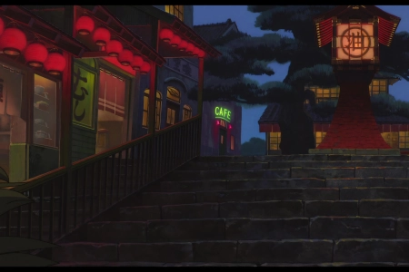 千与千寻 动漫 灯笼 夜晚 油屋 4K壁纸 5760x3240