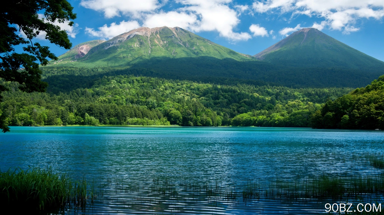 自然 风景 湖泊 河流 山脉 天空 云 森林  电脑壁纸 4K壁纸