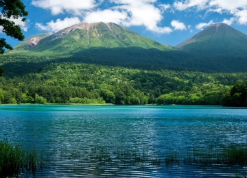 自然 风景 湖泊 河流 山脉 天空 云 森林  电脑壁纸 4K壁纸  3840x2160