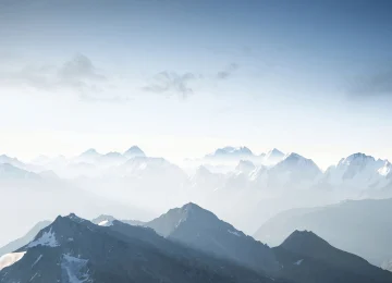 山顶 云 山 天空 雪 风景 自然 手机壁纸 4K壁纸  4000x4000