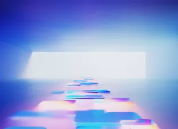 抽象 简约 极简主义 蓝色 科技风 电脑壁纸 4K壁纸  3840x2560