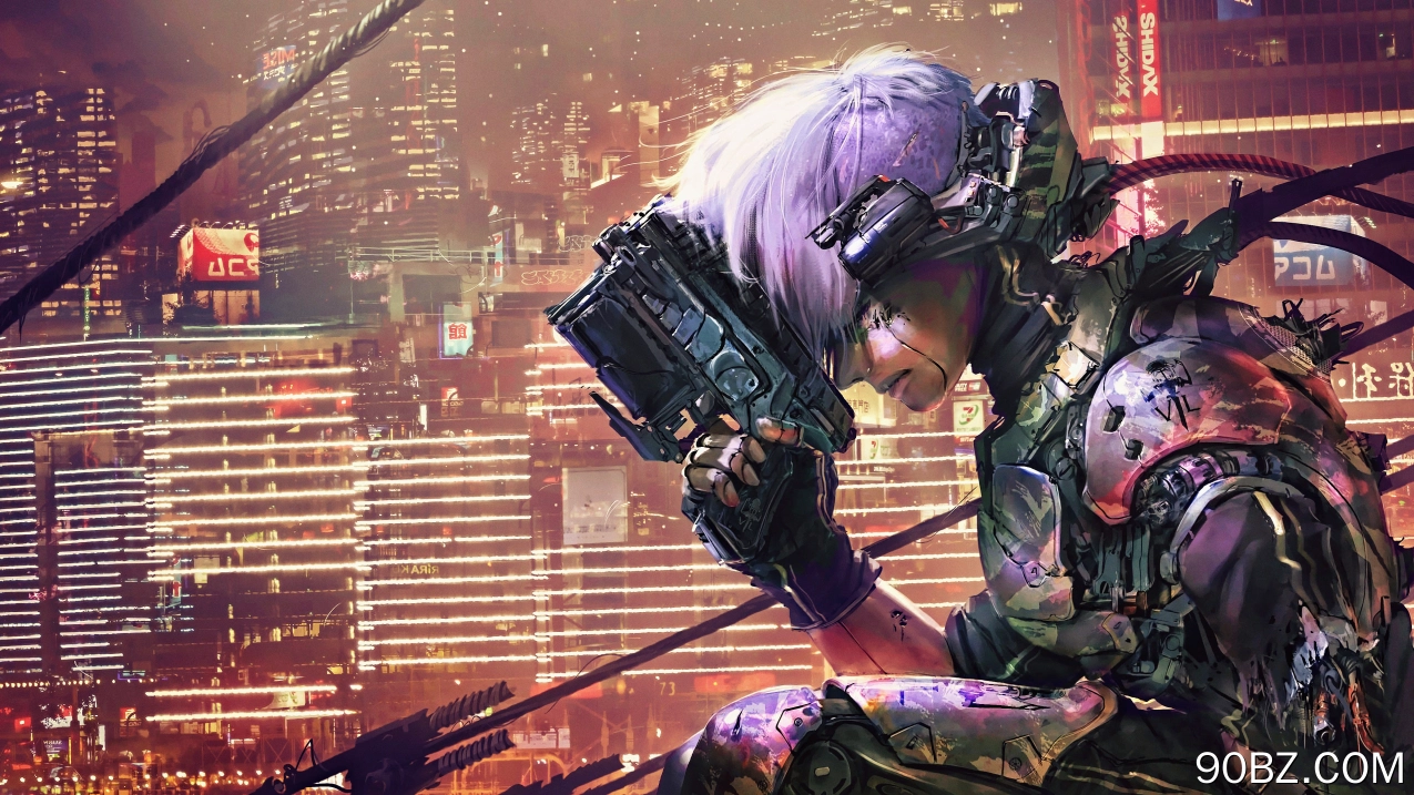 奇幻女孩 网络 科幻 AI艺术 概念艺术 赛博朋克 未来主义 奇幻艺术 游戏 4K壁纸