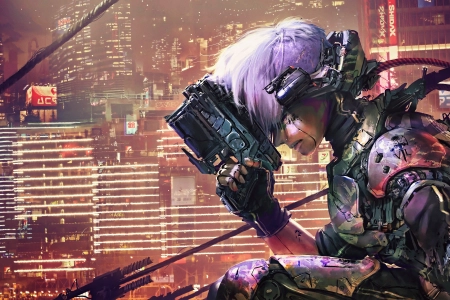 奇幻女孩 网络 科幻 AI艺术 概念艺术 赛博朋克 未来主义 奇幻艺术 游戏 4K壁纸 3840x2160