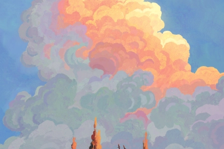 方佩云树鸟晚霞 2676x3508