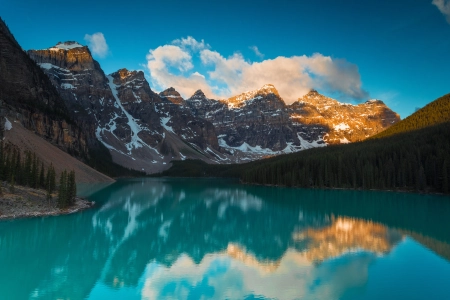 风景 湖泊 水域 森林 国家公园 4K壁纸 6478x4319