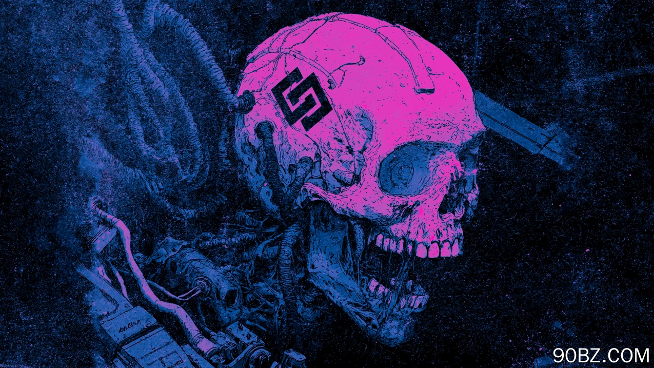 紫光骷髅数字艺术室