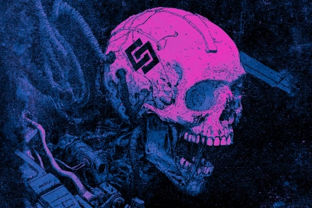 紫光骷髅数字艺术室 5120x2880