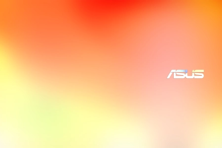 华硕 徽标 AI艺术 橙色 简约 极简主义 电脑壁纸 4K壁纸 3840x2400