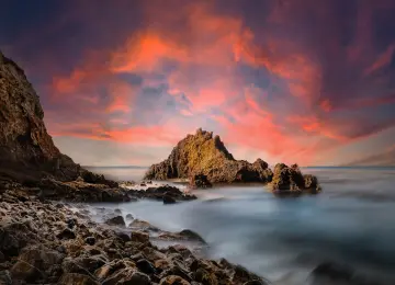 露头,地质学,T恤,日落,余辉,壁纸,8315x5130  8315x5130