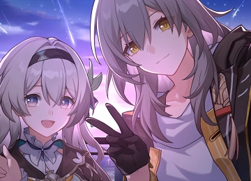 星萤 合影 流萤星 崩坏 星穹 铁道 4K壁纸  4436x2160