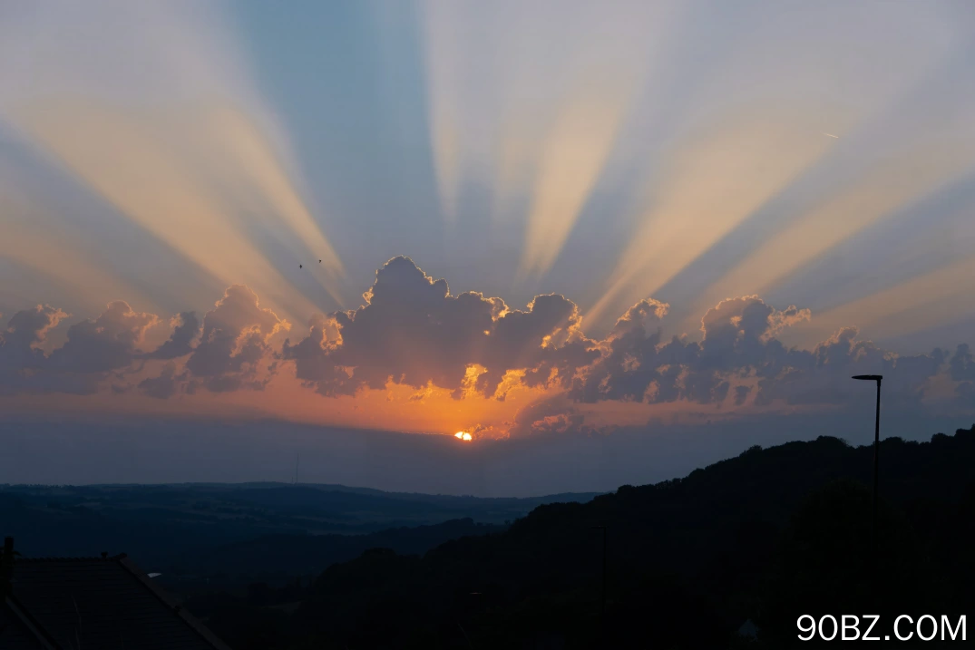 自然风光夕阳西下