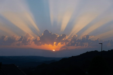 自然风光夕阳西下 7978x5319