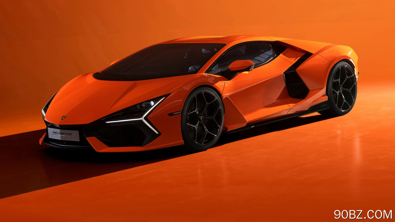 兰博基尼 汽车 橙色 车辆 跑车 极简主义 简单背景  电脑壁纸 4K壁纸