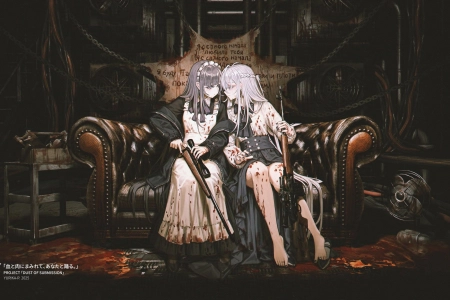 血色枪姬链足 4096x2304