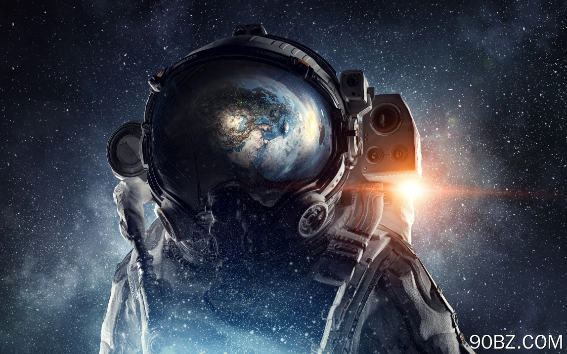 宇航员 太空 星星 伽利 行星 太空艺术 AI艺术 4K壁纸