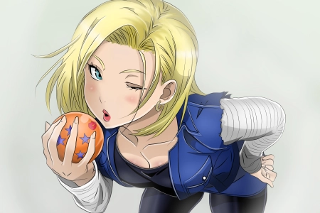金发 动漫女孩 龙珠 动画 悟空  电脑壁纸 4K壁纸 4092x2893