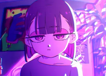 音乐家 短发 动漫女孩 4K壁纸  6392x3596