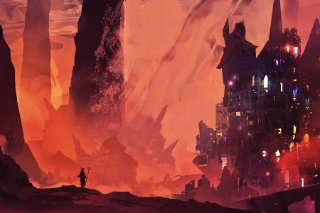 夜晚 科幻 小说 AI艺术 概念艺术 幻想艺术 4K壁纸 3840x2160