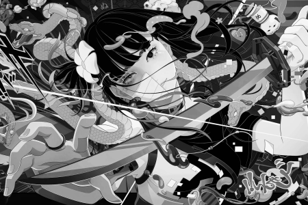 黑白极简 2560x1440