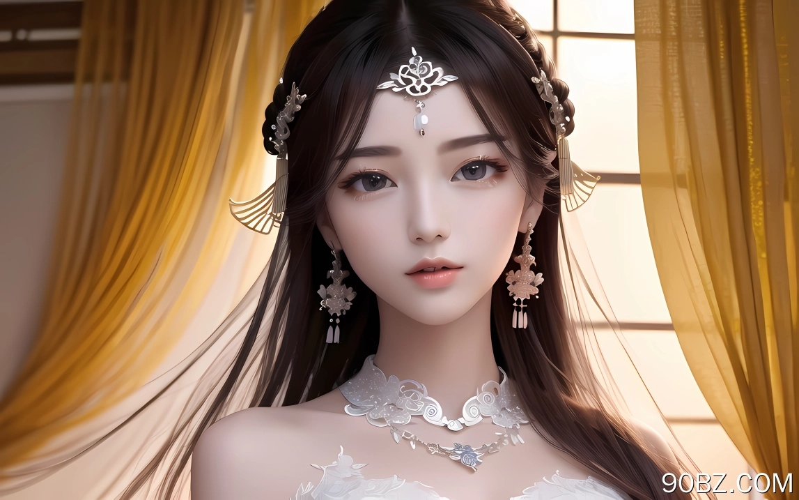 亚洲 女性 人工智能艺术  电脑壁纸 4K壁纸