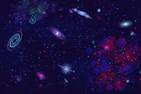 AI艺术 星星 太空 宇宙 星空 艺术 抽象 概念 电脑壁纸 4K壁纸 3840x2160