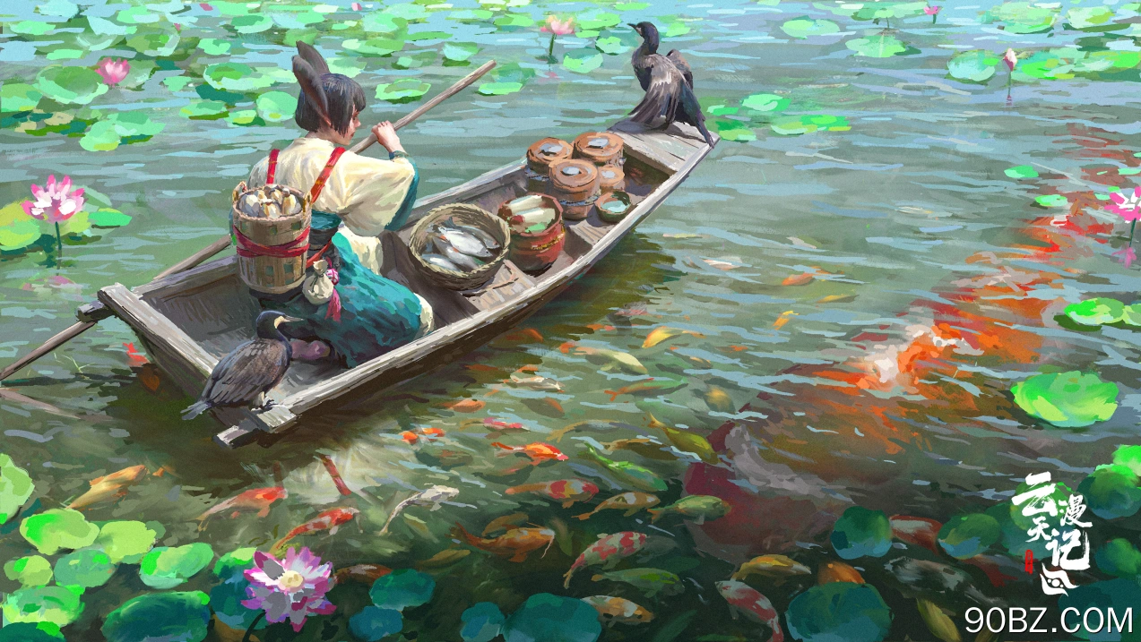 动漫女孩 AI艺术 鸟 动物 鱼 水 花 电脑壁纸 4K壁纸