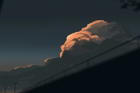 纤云逐日 5640x2400