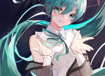 初音未来 动漫 动漫女孩 手机壁纸 4K壁纸  4093x9983