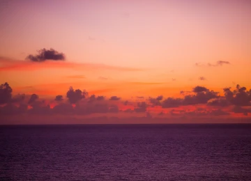 大海 橙色 天空 自然 地平线 夕阳 电脑壁纸 4K壁纸  5646x3764