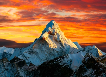 云 风景 雪 自然 山脉 马特宏峰  电脑壁纸 4K壁纸  3840x2160