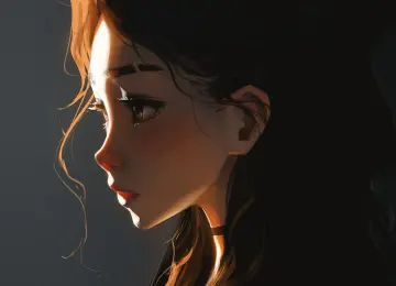 女性 深色头发 自然 光 简单背景 棕色眼睛  手机壁纸 4K壁纸  4320x5400