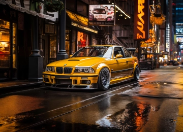 宝马 赛伯朋克 电脑壁纸 4K壁纸  5824x3264