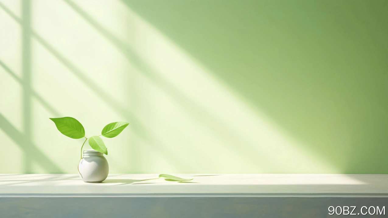 护眼 清新 绿植 窗台 阳光 背景 4K壁纸