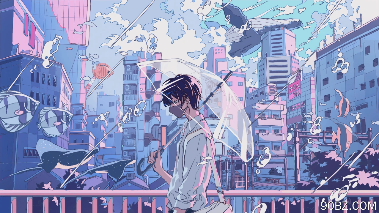 原创角色 动漫 动漫男孩  电脑壁纸 4K壁纸