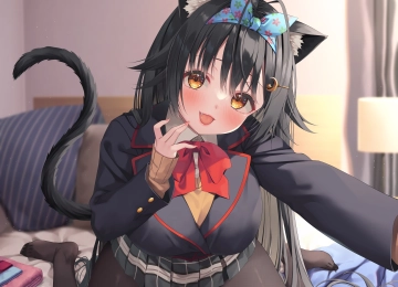 短发 尾巴 电脑壁纸 4K壁纸  4200x3200