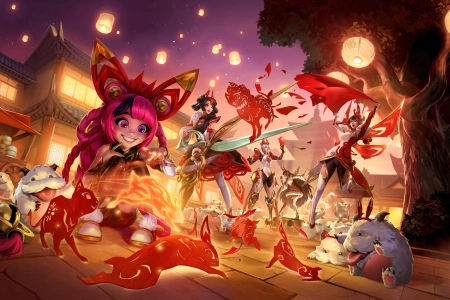 佐伊(英雄联盟饰) 卡米尔(英雄联盟饰) 凯特琳(英雄联盟饰) 电子游戏角色 女性团体 神话制造者(英雄联盟) 电子游戏 K GZG 暴动游戏 数字艺术 英雄联盟 英雄联盟：大裂谷 格温(英雄联盟) 塞拉菲娜(英雄联盟) 电子游戏艺术 花灯 电脑壁纸 4K壁纸 3840x2160