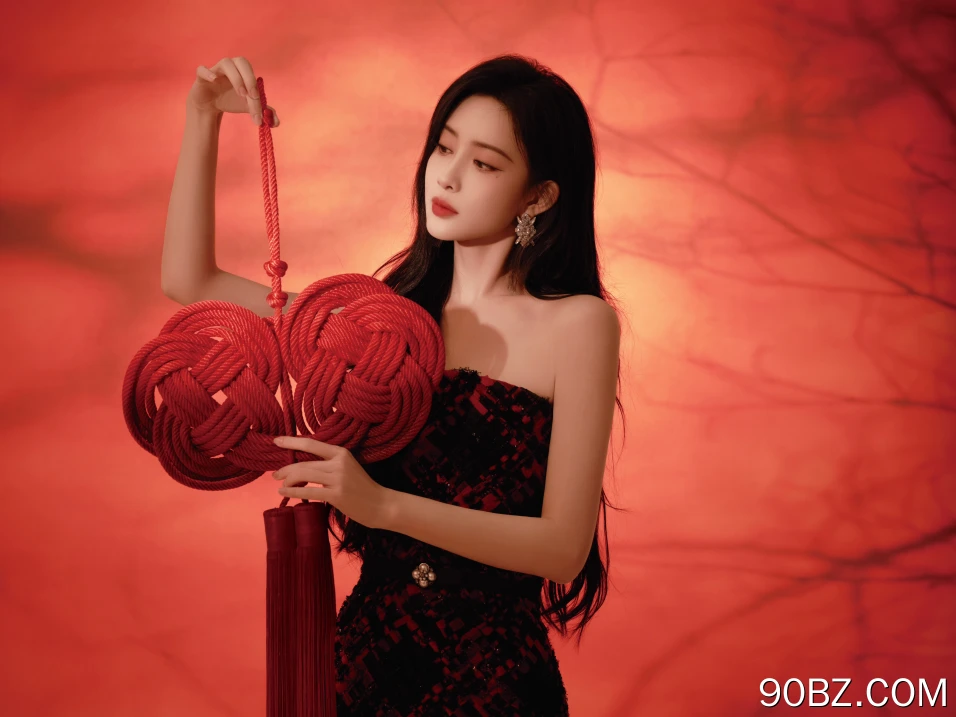孟子义 开工 红裙 5K 高清 美女 图片 壁纸 4K壁纸