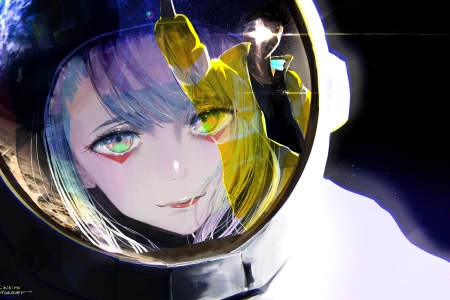 太空 宇航服 动漫  电脑壁纸 4K壁纸 4093x2527