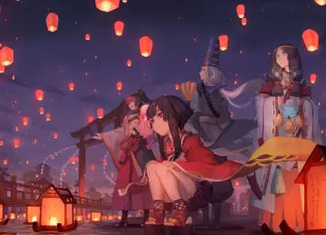 阴阳师 妖狐国 安倍 电子游戏艺术 动漫 4K壁纸  3840x2160