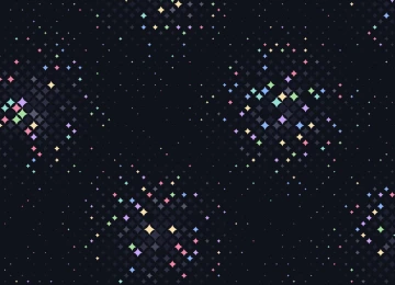 深色 彩色 抽象 星形 极简主义 简单背景 4K壁纸  3840x2160