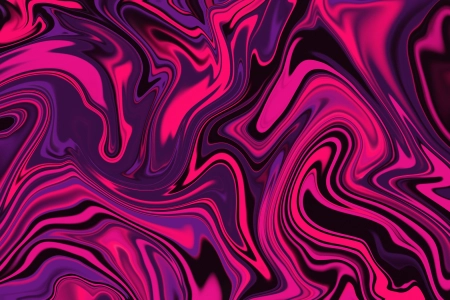 抽象 漩涡 曲线 流体 数字 艺术 图案 粉色 背景 紫色背景 充满活力 4K壁纸 6016x3384