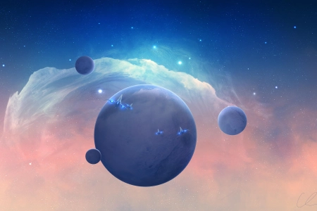 科幻 星球 AI艺术 游戏 宇宙 星空 未来 电脑壁纸 4K壁纸 5000x2822