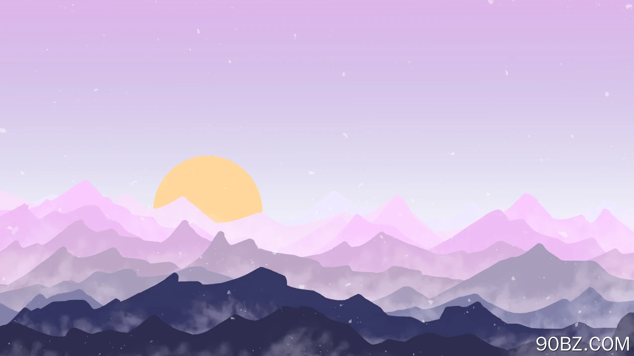 抽象 太阳 AI艺术 山脉 自然 风景  电脑壁纸 4K壁纸