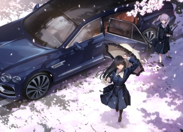 女学生 原创人物 动漫女孩 AI艺术 插图  4K壁纸  4212x2512